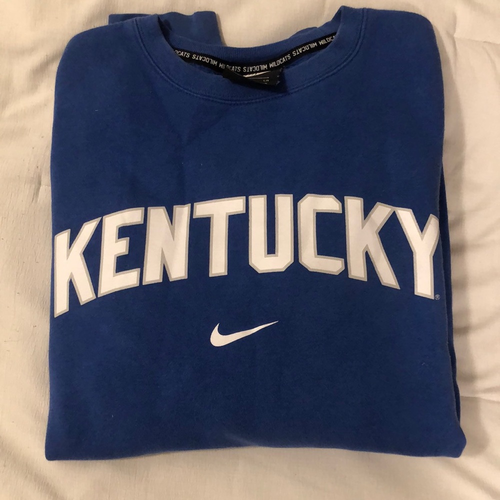 Blue Kentucky crew neck